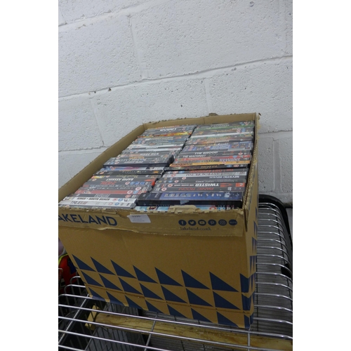 2330 - Box of approx. 150 DVD's mostly action and kids' movies