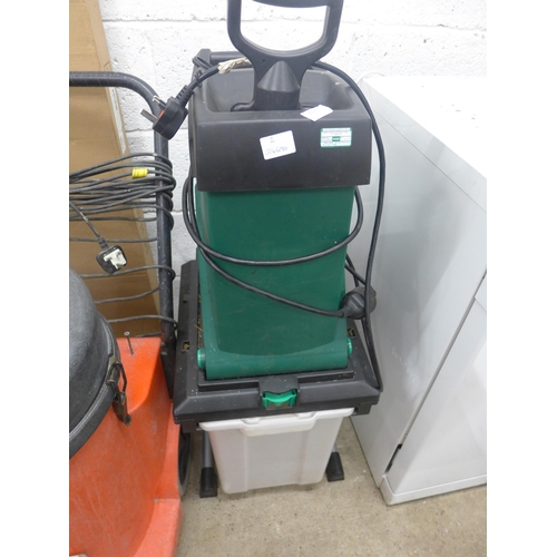 2334 - 240V/2500W Powerplus electric garden shredder - W