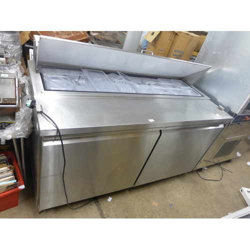 2351 - Polar double fronted commercial refrigerated serving unit - W