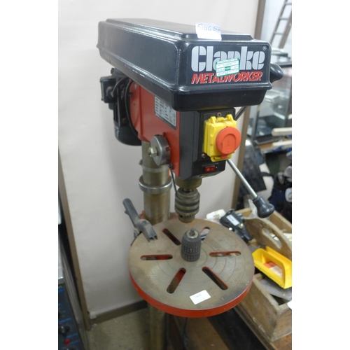 2404 - Clarke Metalworker CDP35IRE 5ft pillar drill, 240v, 12 speed, 510w - W