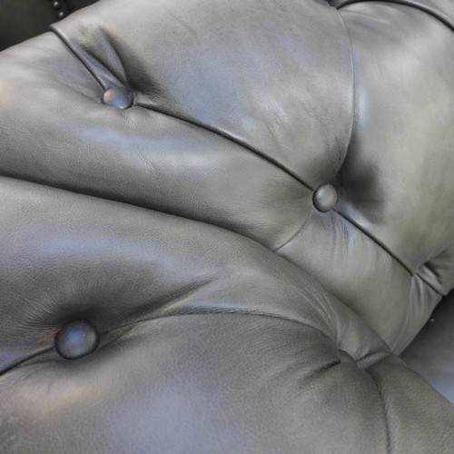 1419 - New Allington Chair Grey Leather Armchair: 5858Ls , Original RRP £833.33 + vat (4151-)  * This lot i... 