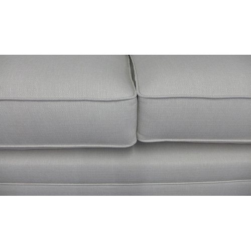 1429 - A pair of Mosta Aosta natural upholstered sofas (3 + 2)