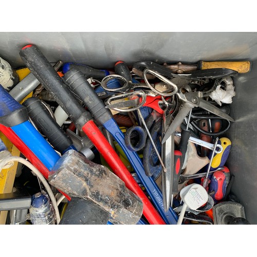 2015 - Approx. 50-60 hand tools: bolt cutters, hammers, drill bits, screwdrivers, etc.