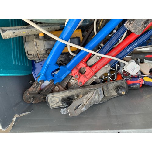 2015 - Approx. 50-60 hand tools: bolt cutters, hammers, drill bits, screwdrivers, etc.