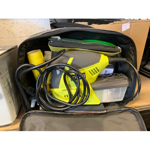 2019 - Pro Performance belt sander and Ryobi detail sander