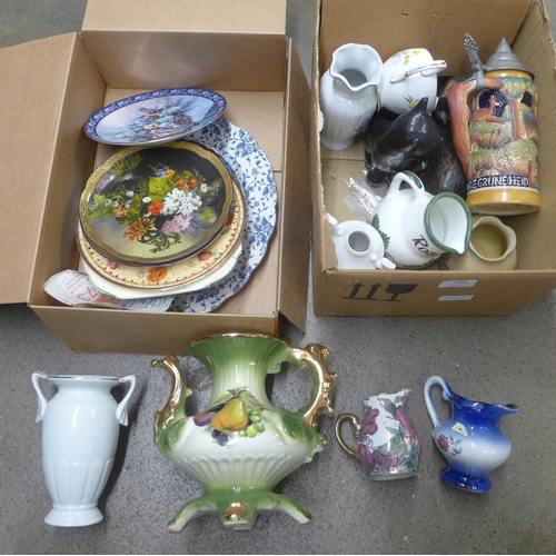 1101 - Two boxes of china **PLEASE NOTE THIS LOT IS NOT ELIGIBLE FOR POSTING AND PACKING**