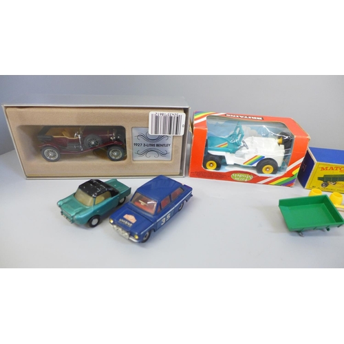 628 - Two Matchbox Models of Yesteryear, Y-14 and No.2 and two Matchbox Series vehicles, 62 and 51, all bo... 