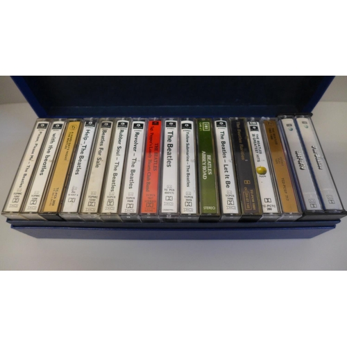 647 - A The Beatles Collection boxed set of cassette tapes