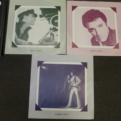 722 - Elvis, American Trilogy, three Record Set