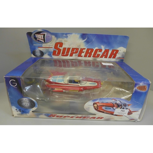 741 - A Gerry Anderson Supercar die-cast classic, boxed
