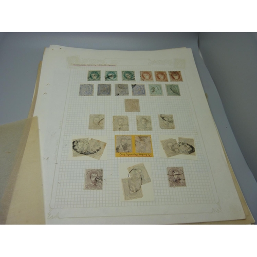 829 - Stamps; a complete collection of Spanish Colonial stamps, Cuba with Puerto Rico, 1855 onwards, 5 x S... 