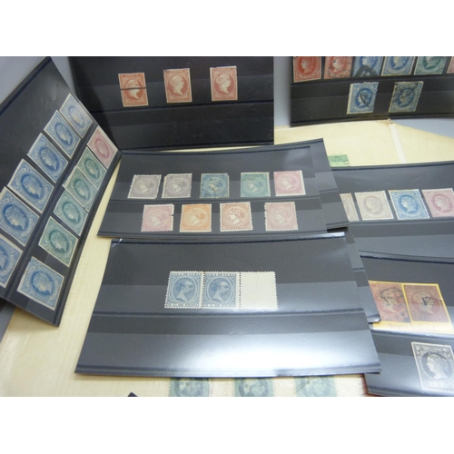 829 - Stamps; a complete collection of Spanish Colonial stamps, Cuba with Puerto Rico, 1855 onwards, 5 x S... 