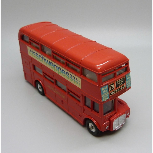 833 - A Dinky Toys Routemaster Bus, 289, boxed, (old shop stock)