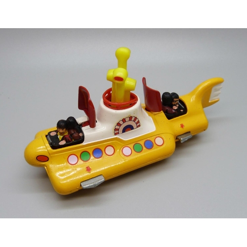 840 - A Corgi Toys 803 The Beatles Yellow Submarine, boxed, (old shop stock)