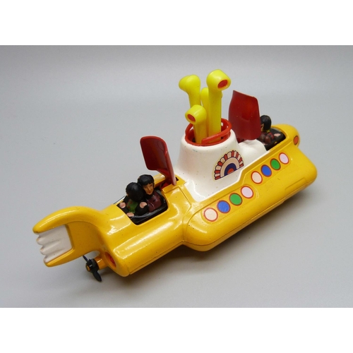 840 - A Corgi Toys 803 The Beatles Yellow Submarine, boxed, (old shop stock)