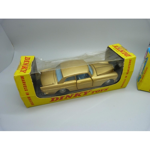 856 - A Dinky Toys 127 Rolls-Royce Silver Cloud Mark III and a Corgi Exclusive 275 Rover 2000 TC 'Take-Off... 