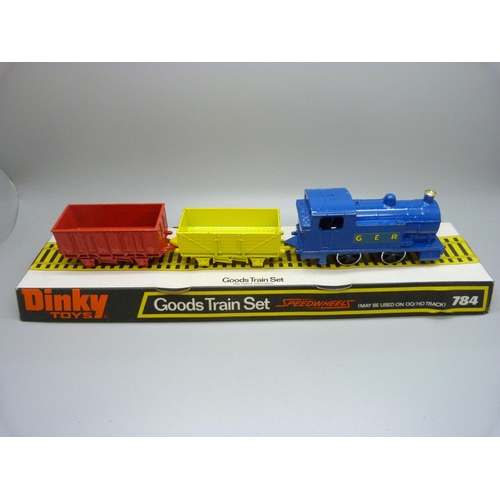 857 - A Dinky Toys 784 Goods Train Set, in bubble pack