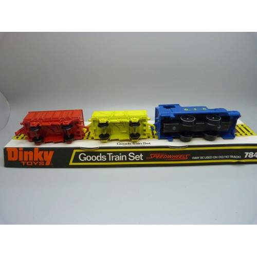 857 - A Dinky Toys 784 Goods Train Set, in bubble pack