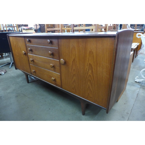 51 - A W. Younger teak and afromosia Volnay sideboard, designed by John Herbert and retailed by Heals of ... 