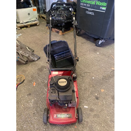 2228 - Mountfield Empress 16 petrol driven self-propelled petrol lawnmower with collector