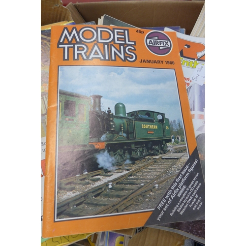 2036 - Approx. 150-200 diesel engine/railway magazines and books