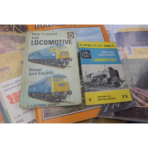 2036 - Approx. 150-200 diesel engine/railway magazines and books