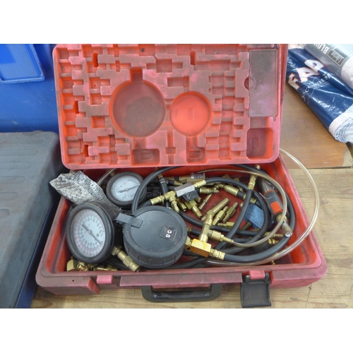 2105 - A Sealey VSE210 fuel injection pressure testing kit. This lot is subject to VAT*