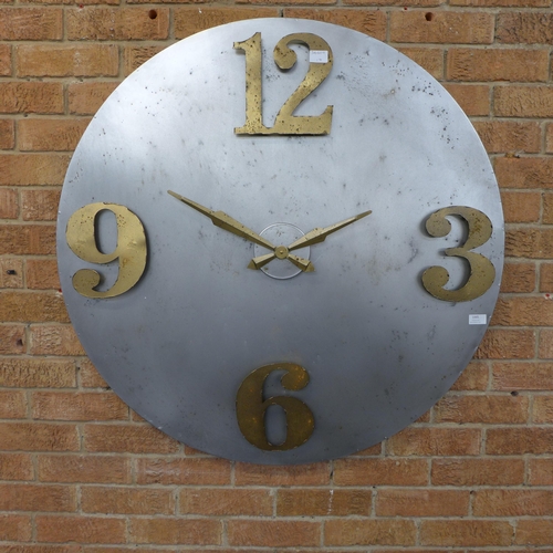 1463 - A large circular industrial clock