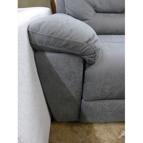 1403 - Kuka Grey Fabric Recliner With Power Recline, original RRP £499.99 + VAT (4150-25) * This lot is sub... 