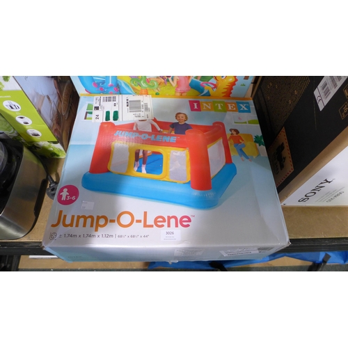 3026 - Playhouse Jump-O-Lene and Dinoland play centre (269-84,85) * This lot is subject to VAT