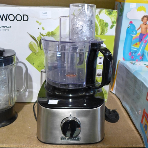 3027 - Kenwood multipro Food Processor    (269-88)  * This lot is subject to vat