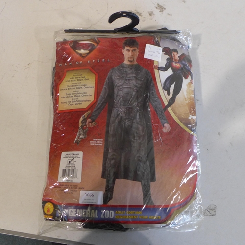 3065 - Two General Zod costumes (One 3-4, One adult)