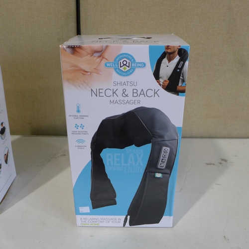 3095 - Wellbeing Shiatsu Neck Massager (269-56) * This lot is subject to VAT