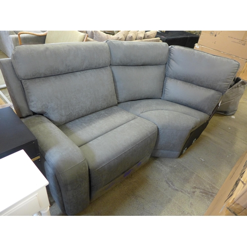 1544 - A Gilman Creek paisley leather sectional sofa (2 pieces)  * This lot is subject to VAT