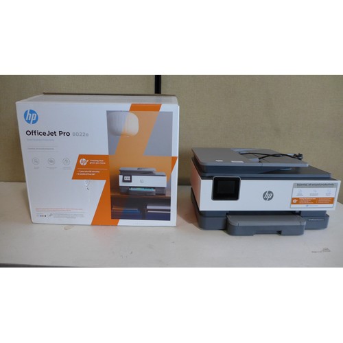 3009 - HP Officejet Pro 8022E Aio Pr/Cp/Sc/Fx  (266-72)  * This lot is subject to vat