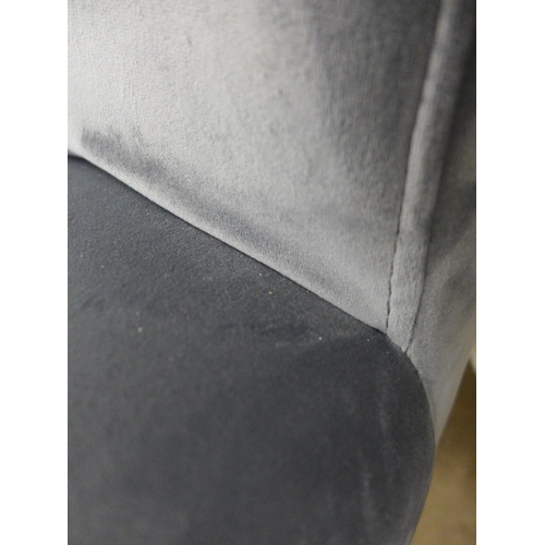 1359A - A granite velvet side chair