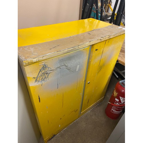 2236 - 2 Shelf metal tool locker/cabinet