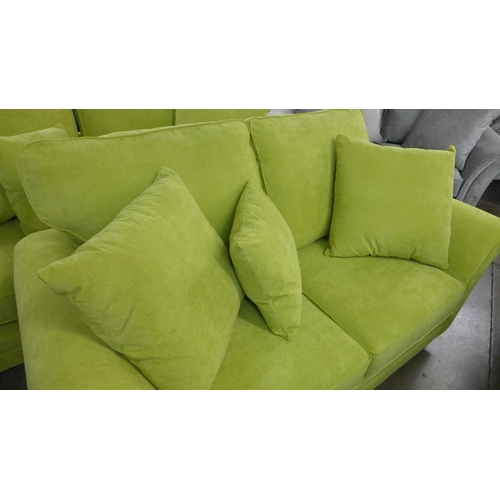 1340 - A pair of Mosta Gracelands zest upholstered sofas (3 + 2) - This lot is subject VAT*