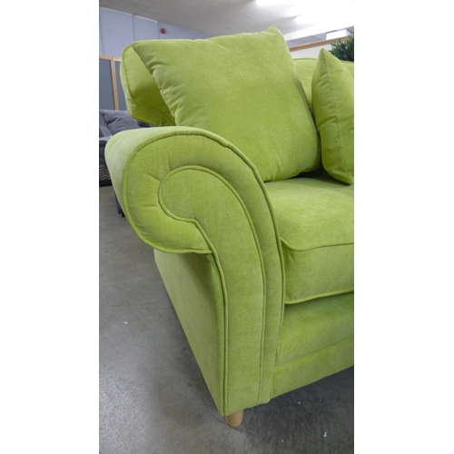 1340 - A pair of Mosta Gracelands zest upholstered sofas (3 + 2) - This lot is subject VAT*