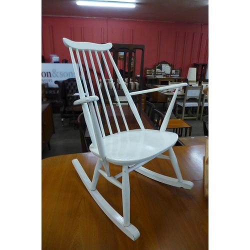 66 - A painted Ercol Goldsmith rocking chair