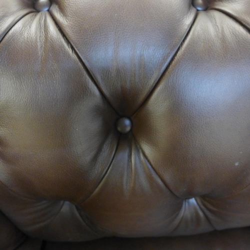 1417 - New Allington Leather Brown Chair, original RRP £833.33 + VAT (4150-6) * This lot is subject to VAT