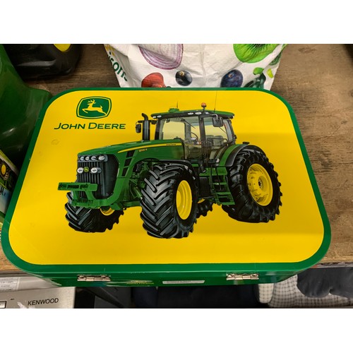 2074 - John Deer Britain's farm toys including jigsaw and tractor set