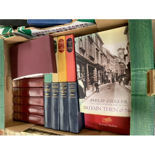 2111 - Approx. 60 early editions and bound classics,  atlasses, history books, reference books, etc.