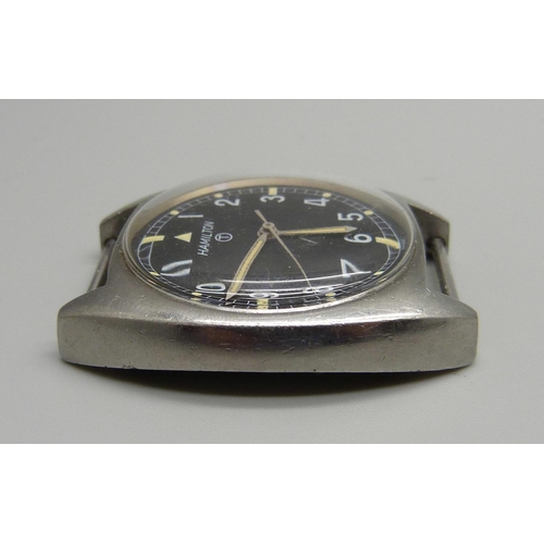 1193 - A Hamilton W10 military issue wristwatch, 523-8290, W10-6645-99, 12056/73