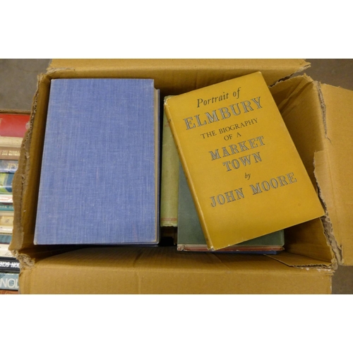 1268 - Four boxes of mid 20th Century books **PLEASE NOTE THIS LOT IS NOT ELIGIBLE FOR POSTING AND PACKING*... 