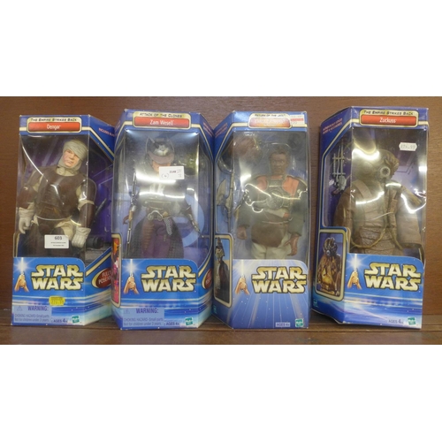 603 - Four Hasbro Star Wars figures