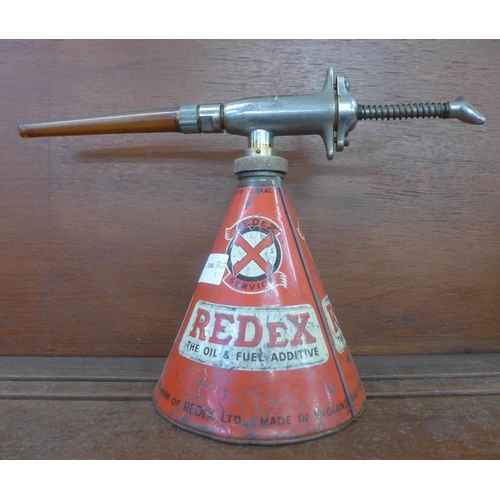 608 - A Redex The Oil & Fuel Additive tin/gun