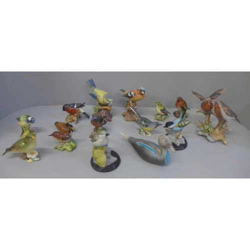 698 - Eight Beswick birds, two a/f (beaks) and seven others