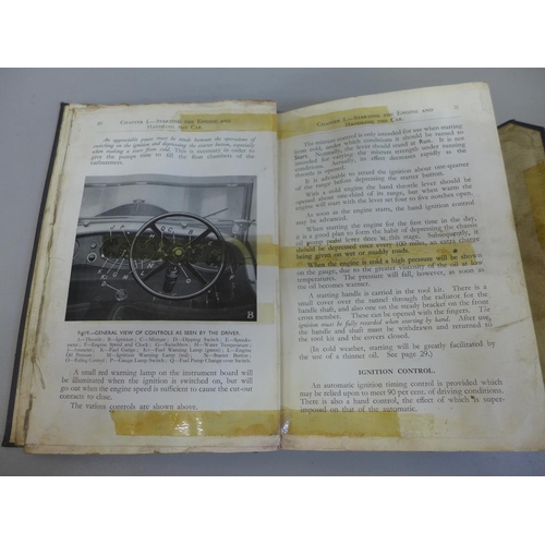 707 - Two books, Rolls-Royce Catalogue of Parts, 40-50 HP Chassis, October 1926 and Bentley 4¼ litre instr... 