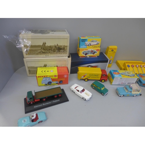 758 - A collection of boxed model vehicles including Corgi and Dinky